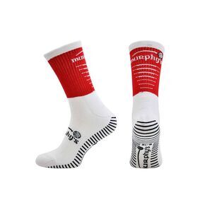 Murphys Childrens/Kids Pro GAA Gripped Mid Calf Socks / Red/White